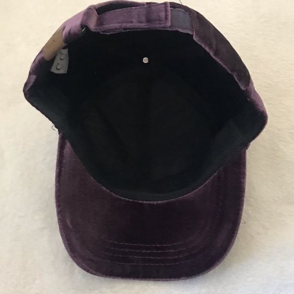 C.C Exclusives Women's Adjustable Purple Velvet Designer Hat - Picture 4 of 11